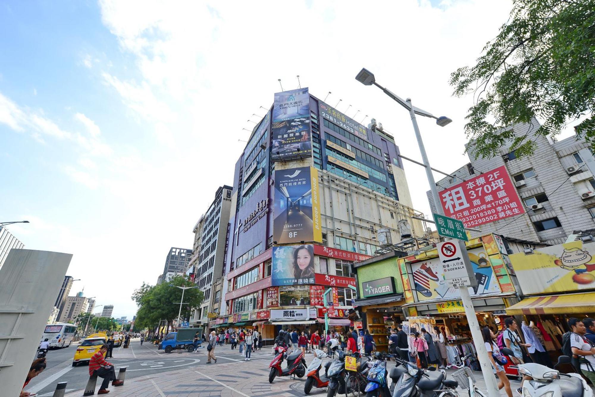 Ximen Airline Hotel Tajpej Buitenkant foto